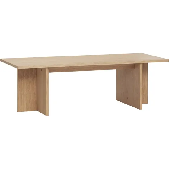 Hübsch Split Sofabord Natur - 120 cm i FSC-certificeret eg