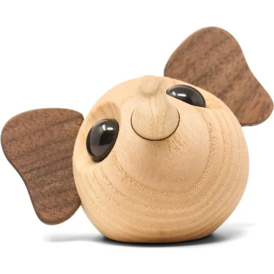 Fablewood Louis lille elefant træfigur i valnød og ask