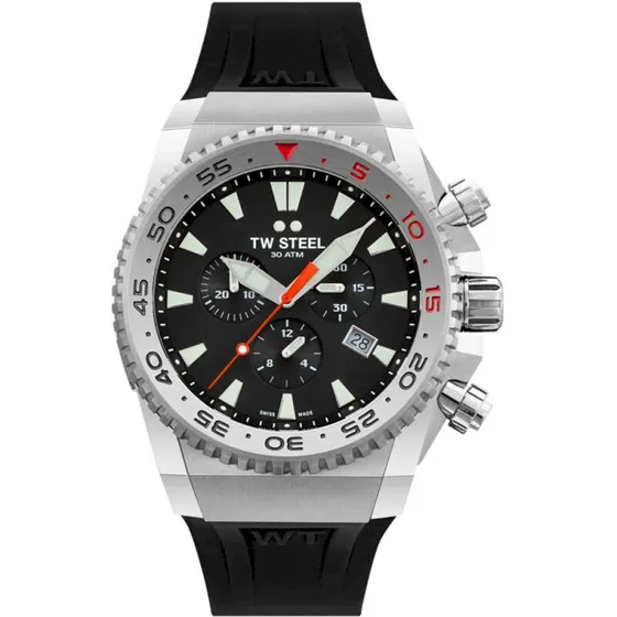 TW Steel ACE400 Ace Diver 44 mm Sort – Swiss chronograph, 300 m