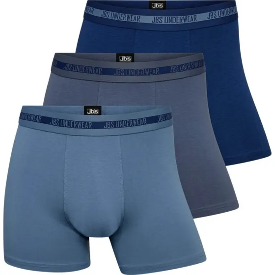 JBS 3-pak bambus boxershorts, blå mix, str. 3XL