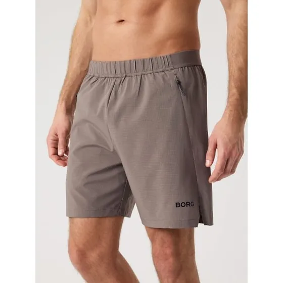 Björn Borg Borg Zip Shorts 7 Inch - Brun, M