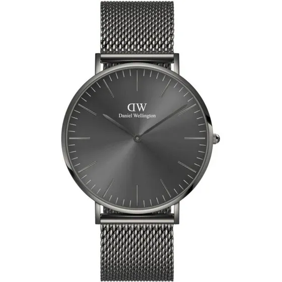 Daniel Wellington Classic 40 mm Herreur Quartz, Graphite mesh DW00100630