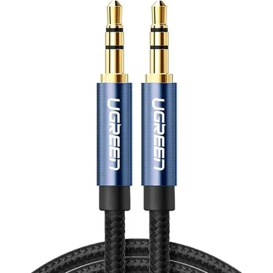 Ugreen AUX 3,5 mm minijack kabel, 1m - Blå
