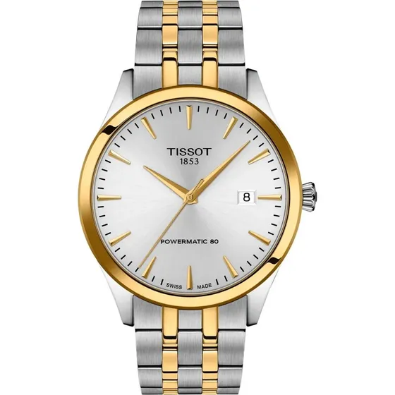 Tissot Classic Dream Powermatic 80 40 mm T1584071105100, sort skive