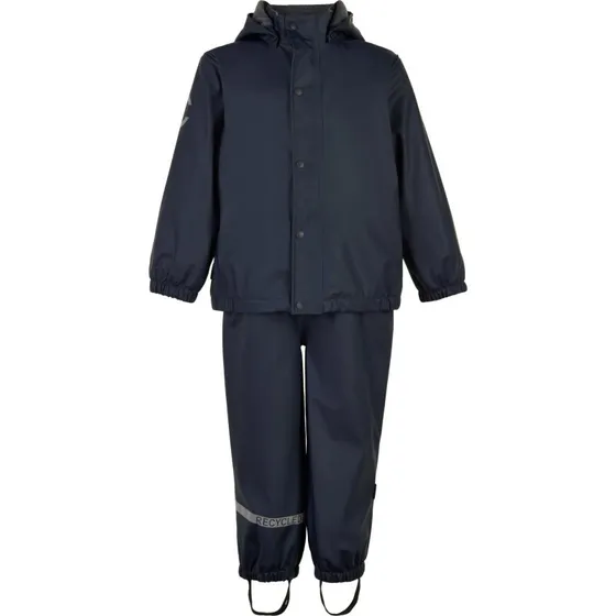 Mikk-Line PU Regnsæt Fleece Foret, Blue Nights (74-152)