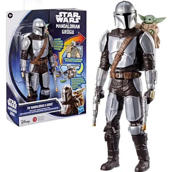Star Wars Titan Feature Mandalorian & Grogu Actionfigur - 30 cm