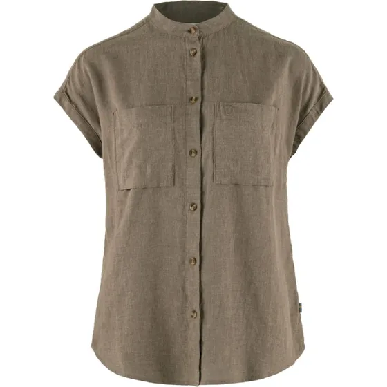 Fjällräven Övik Hemp Shirt SS W - Suede Brown, M