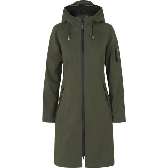 Ilse Jacobsen Hornbæk Softshell Regnjakke Rain37L – Covert Green
