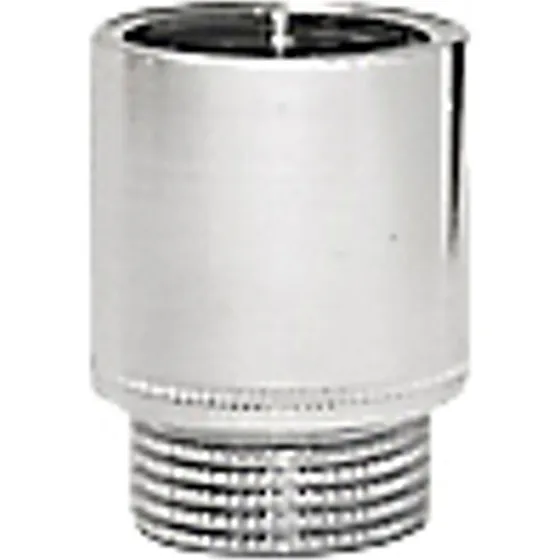 Haneforlænger 3/8'' x 50 mm, muffe/nippel, krom