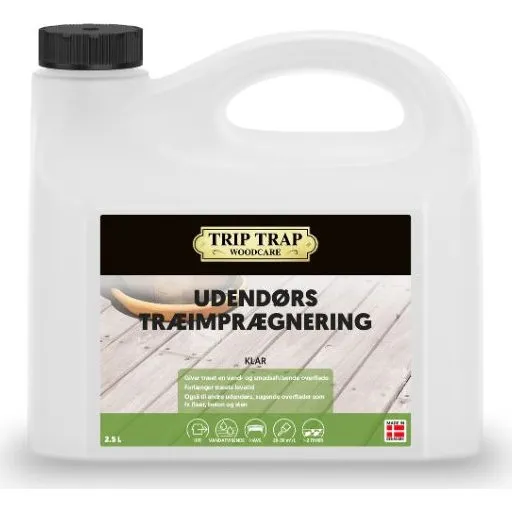Trip Trap Træimprægnering til udendørs brug, 2,5 L, farveløs