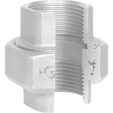 Georg Fischer Union Muffe-Muffe 3/4'' Varmgalvaniseret