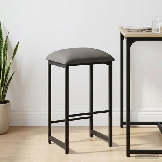 vidaXL Barstol Mørkegrå 40 x 32 x 74 cm i Konstrueret Træ