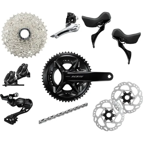 Shimano 105 R7120 12-speed hydraulisk skivegroupsæt