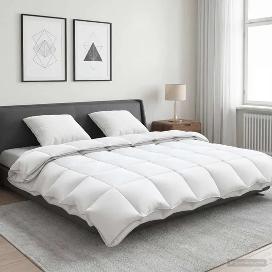 vidaXL FULDA 3-delt dyne sæt med 90% gåsedun, 200 x 220 cm