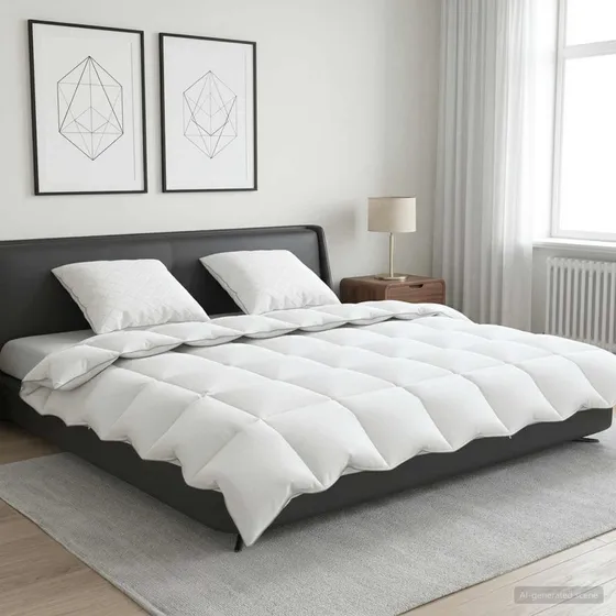 vidaXL FULDA Dyne sæt 3 stk. 240x260 cm - 90% Gåsedun