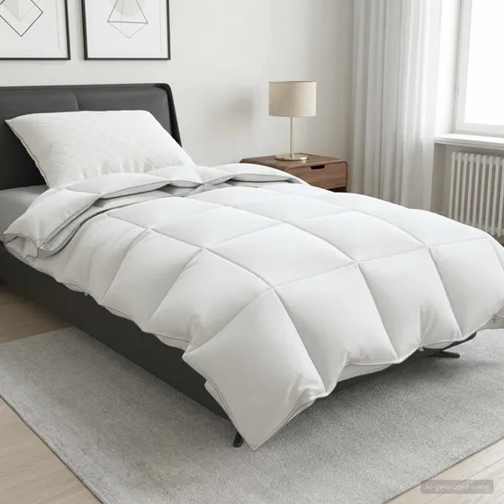 vidaXL FULDA dyne sæt 2 stk. 135x200 cm - 90% gåsedun