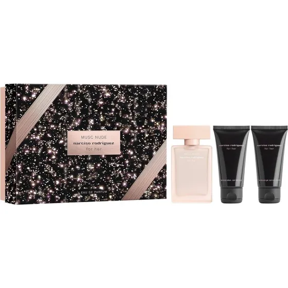 Narciso Rodriguez Musc Nude Gavesæt - EDP 50ml + Bodylotion + Showergel
