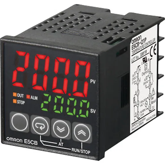 E5CB-R1P Temperaturregulator 100-240 VAC, 48x48mm, Pt100 RTD