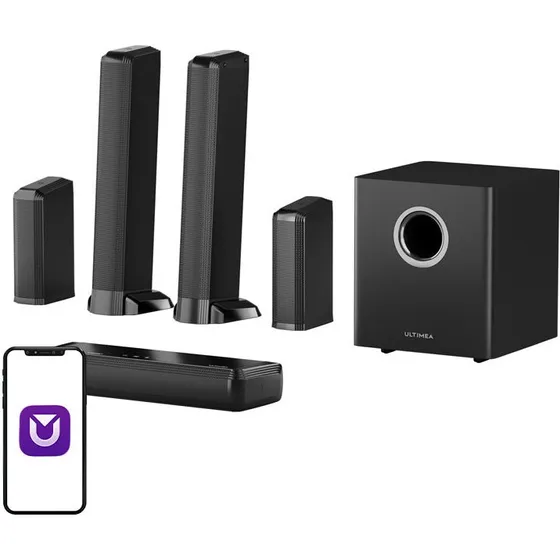 Ultimea Apollo S90 Soundbar med Dolby Atmos og HDMI eARC