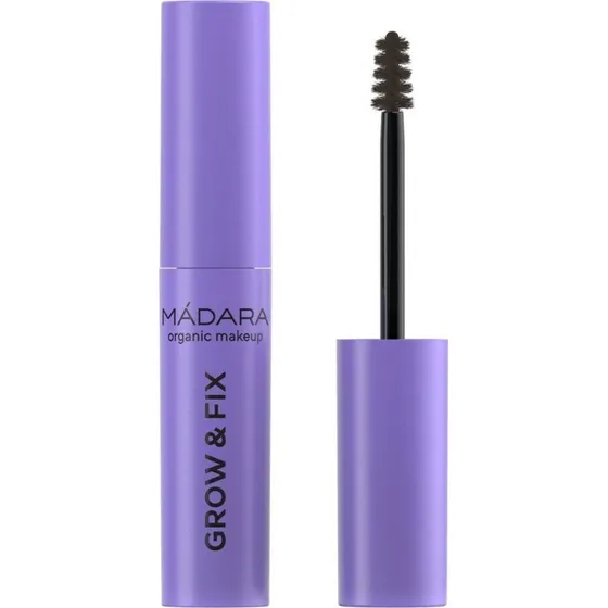 MÁDARA Grow & Fix Farvet Øjenbryn Gel - Ask Brun, 4,25 ml