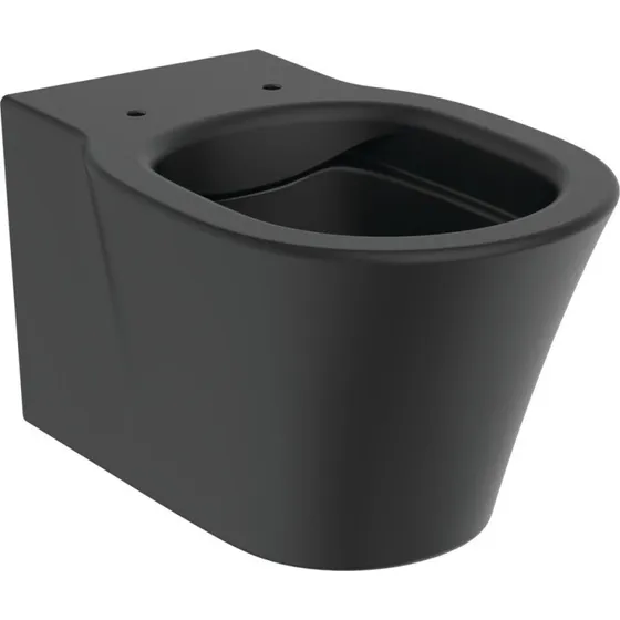 Ideal Standard Connect Air væghængt toilet, sort, Rimless