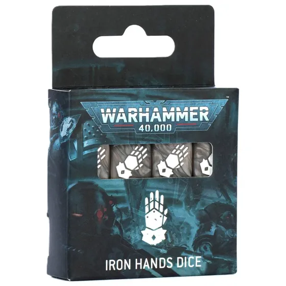 Iron Hands Dice Set - 16 stk. Warhammer 40,000 terninger