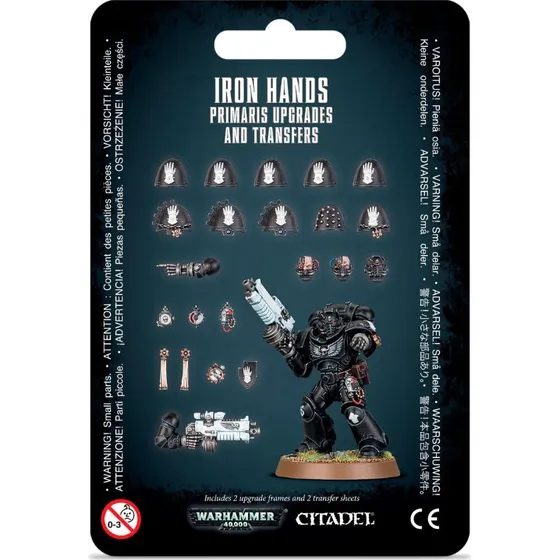 Warhammer 40K Iron Hands Primaris Upgrades and Transfers