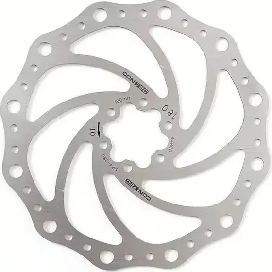CONTEC CDR-1 Bremseskive 180mm 6-bolt Sølv