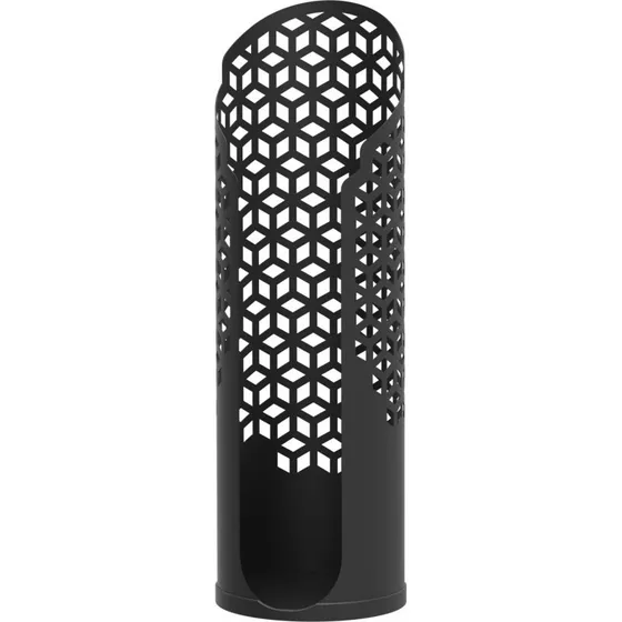 Hefe Rollo reservepapirholder, sort - Ø 14 x H 45 cm
