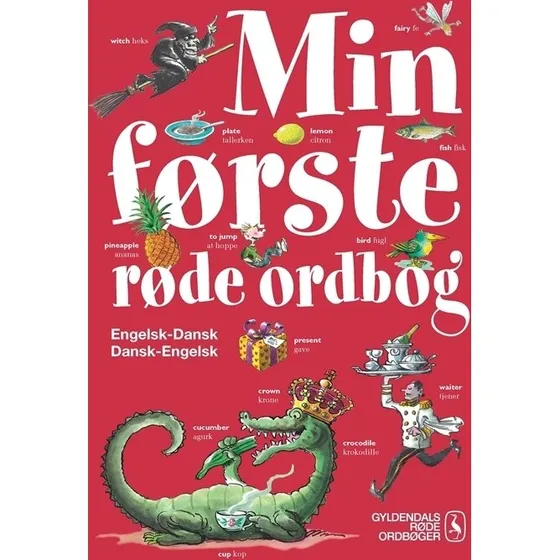 Min første røde ordbog – engelsk-dansk (til børn 8+)