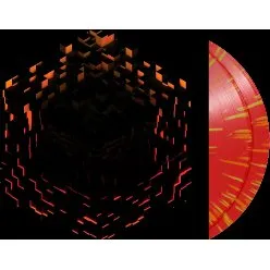 C418 - Minecraft Volume Beta (2LP) - Rød Orange & Gul Splatter