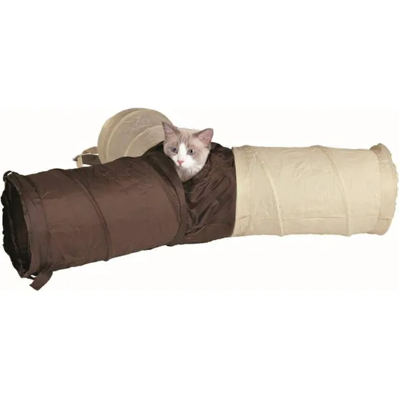 Trixie multifarvet nylon kattetunnel, 3-arm (4 åbninger)