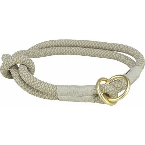 Trixie Soft Rope halsbånd grå/lysegrå S/M 40 cm