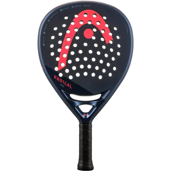 HEAD Radical Pro 2024 Padelbat – Blue Navy/Red