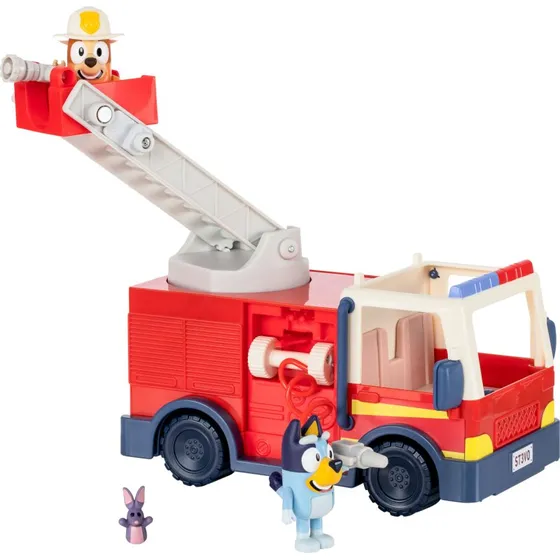 Bluey - Firetruck Legesæt Med Figurer fra Moose