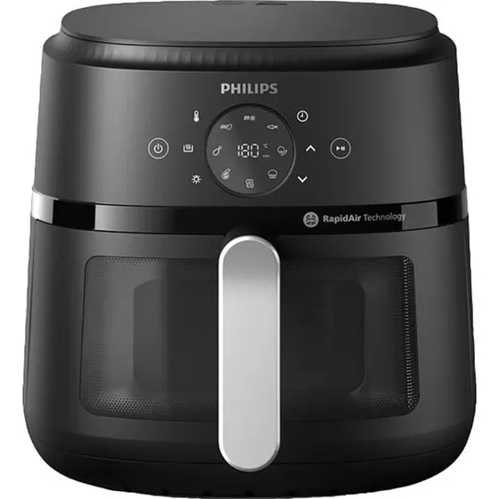 Philips 2000 Series NA231/00 Airfryer 6,2 L (Sort/Sølv)