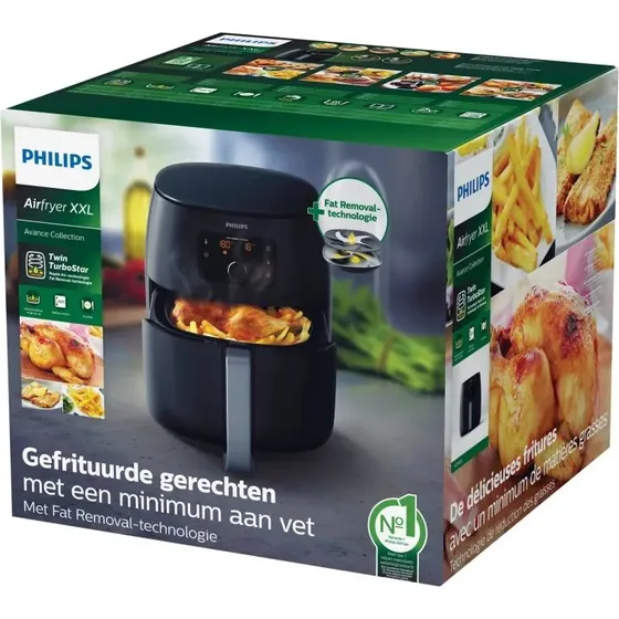 Philips Premium Airfryer XXL HD9650 – Sort (1,4 kg)