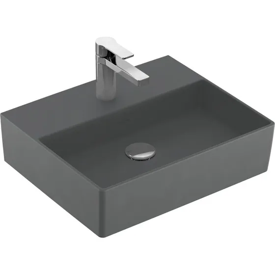 Villeroy & Boch Memento 2.0 håndvask, 50x42 cm, mat grå