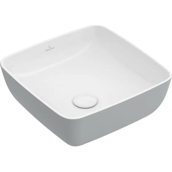 Villeroy & Boch Artis håndvask, 41x41 cm, grå