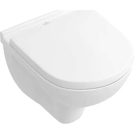 V&B O.Novo kompakt væghængt toiletskål 350x490mm hvid