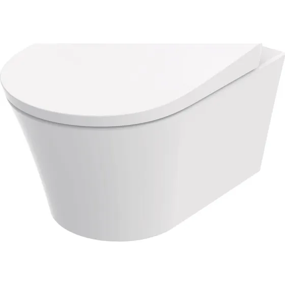 Toto GP WX1 væghængt toilet - hvid, uden skyllekant