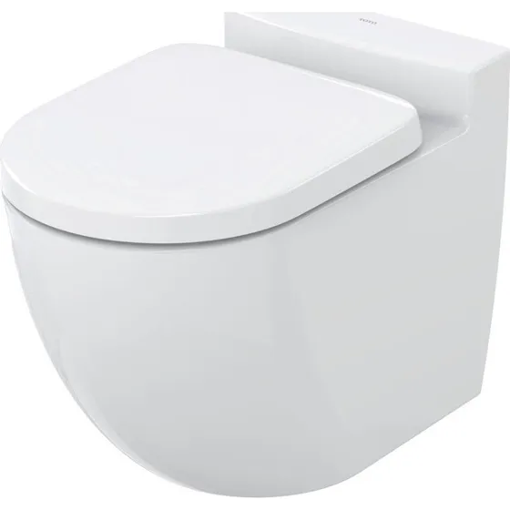 Toto NC Back-to-wall toilet, uden skyllekant, hvid
