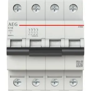 Automatsikring C13A 4P 6kA 4M - 13A C-karakteristik