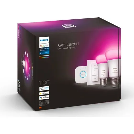 Philips Hue Startkit 9W 1055 lm 4000K E27 White & Color