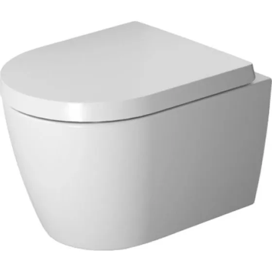 Duravit Me by Starck Compact væghængt toilet, mat hvid
