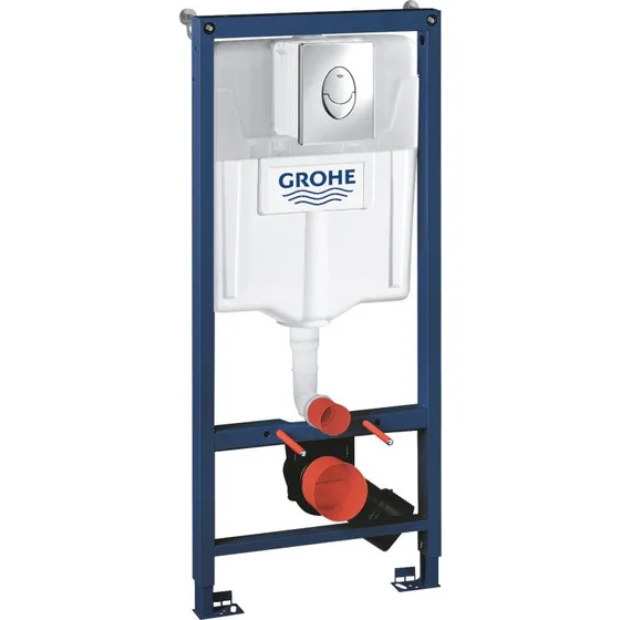 Grohe Rapid SL indbygningscisterne, 113 cm, krom med betjeningsplade