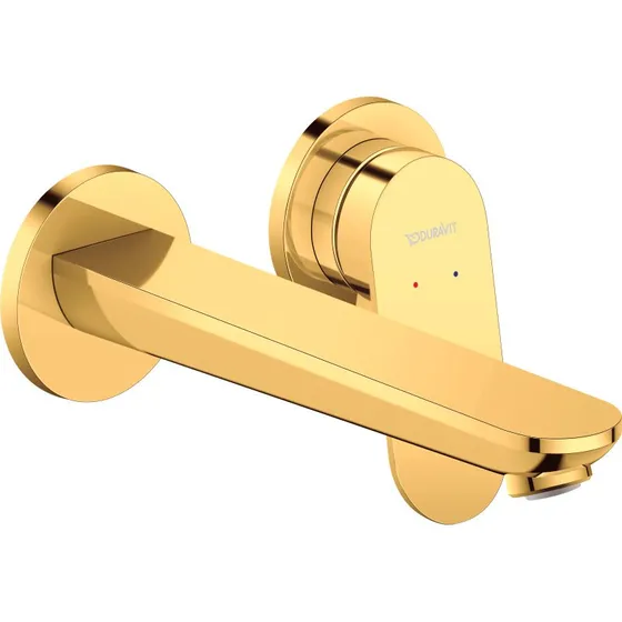 Duravit Wave håndvaskarmatur, guld