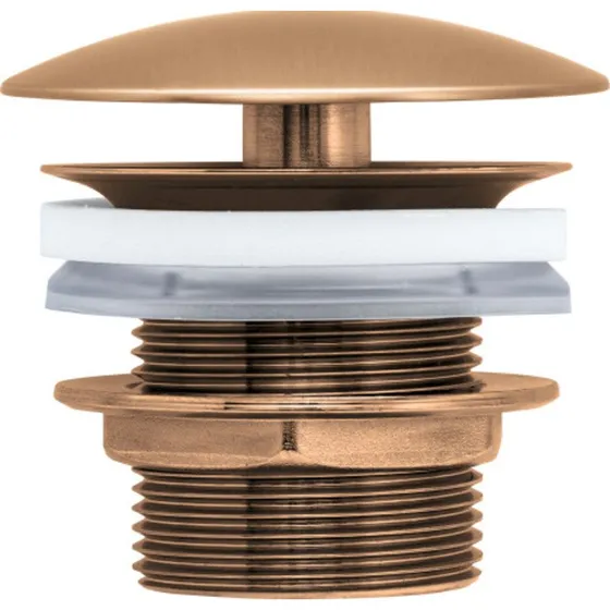 Duravit bundventil, tvangsåben, børstet bronze