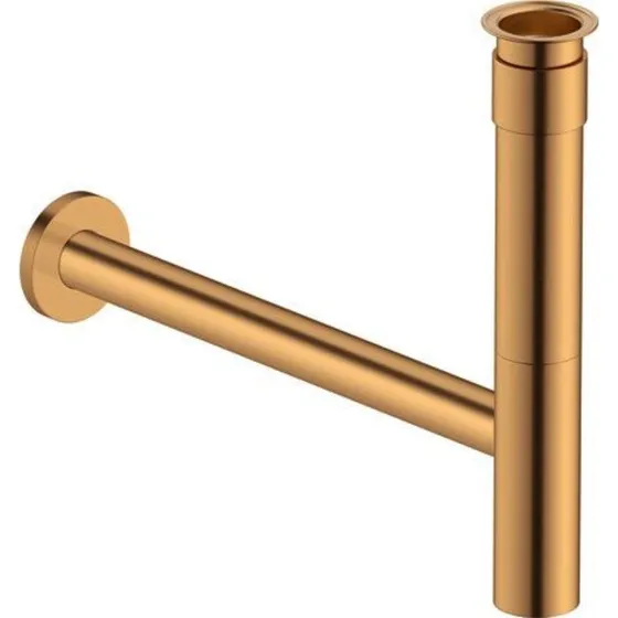 Duravit vandlås i bronze med vandret afløb