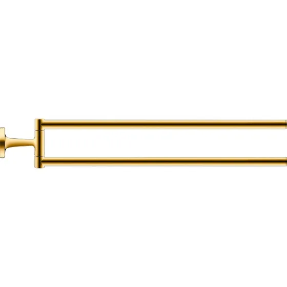 Duravit Starck T dobbelt håndklædestang, 46,5 cm, guld